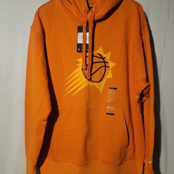 Jordan Brand NBA Phoenix Suns Sunburst-Orange Hoodie CW1096-843 Men’s Sz Large - Picture 1 of 6
